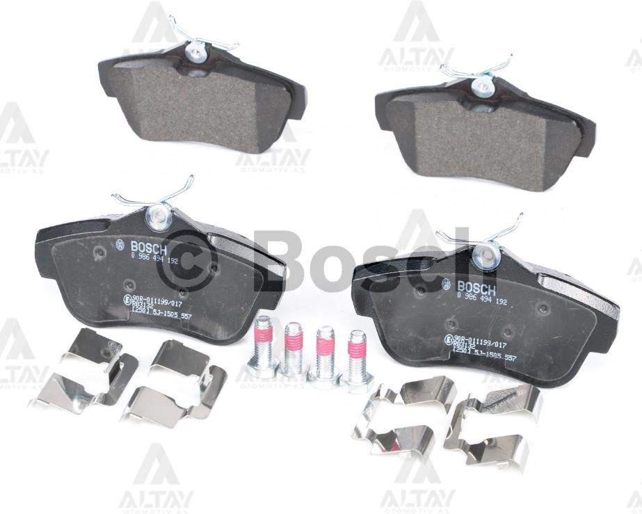 Fiat Scudo Arka Fren Balatası 2007-